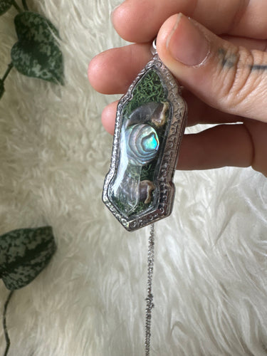 Shadowbox fox abalone