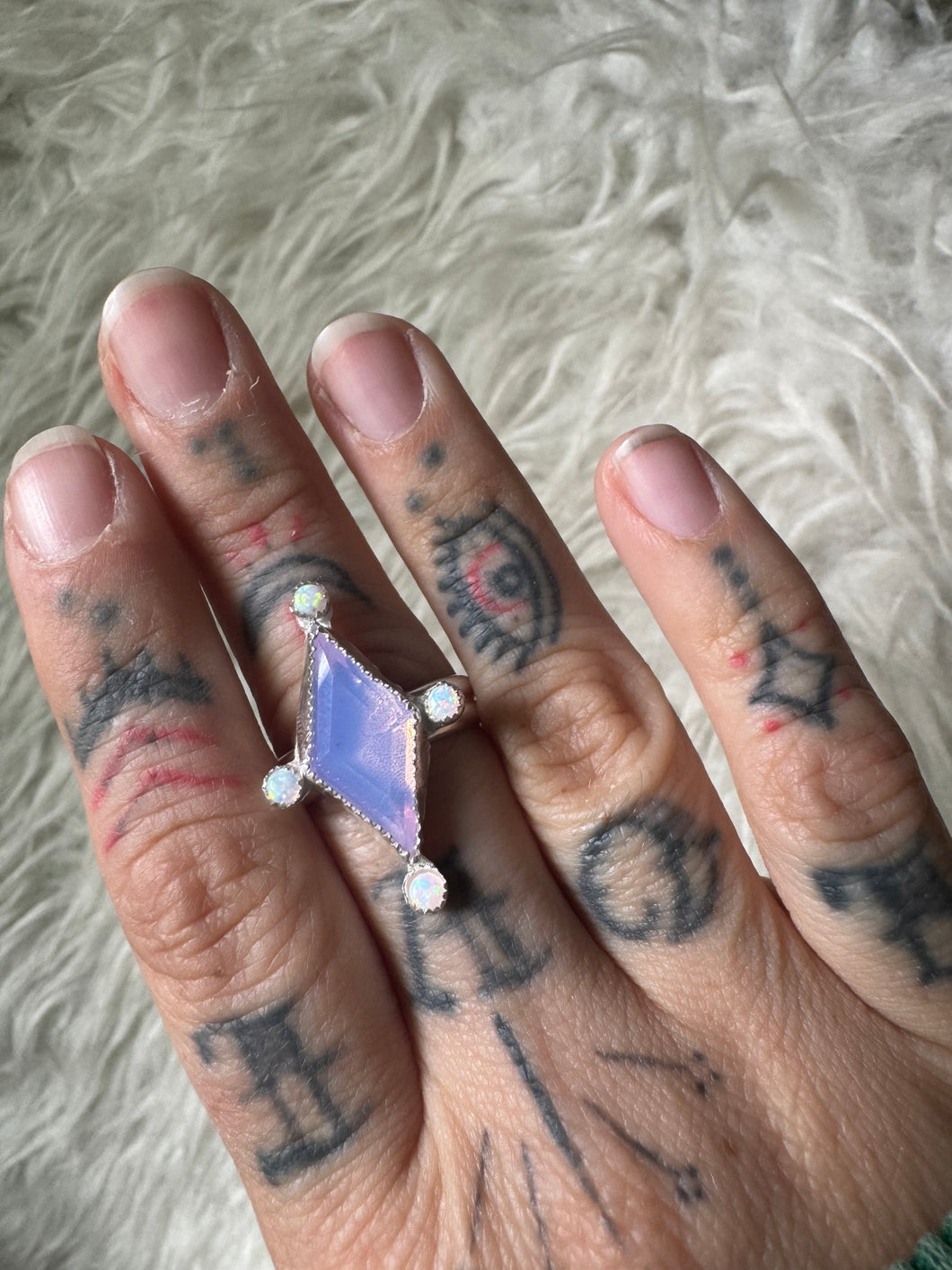 Moon aura opal