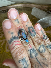 Triangle blue opal