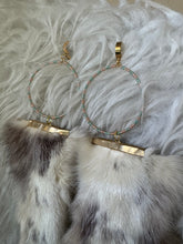 Paw teal hoop