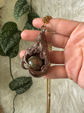 Owl talon bloodstone bronze