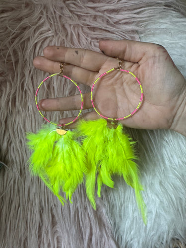 Neon hoops