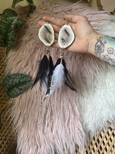 Porcupine quill Elk antlers