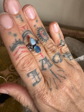 Black and blue opal