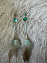 Teal feather