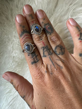 Labradorite rings