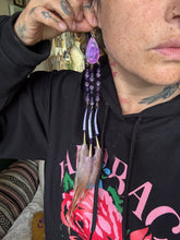 Purple abalone shell