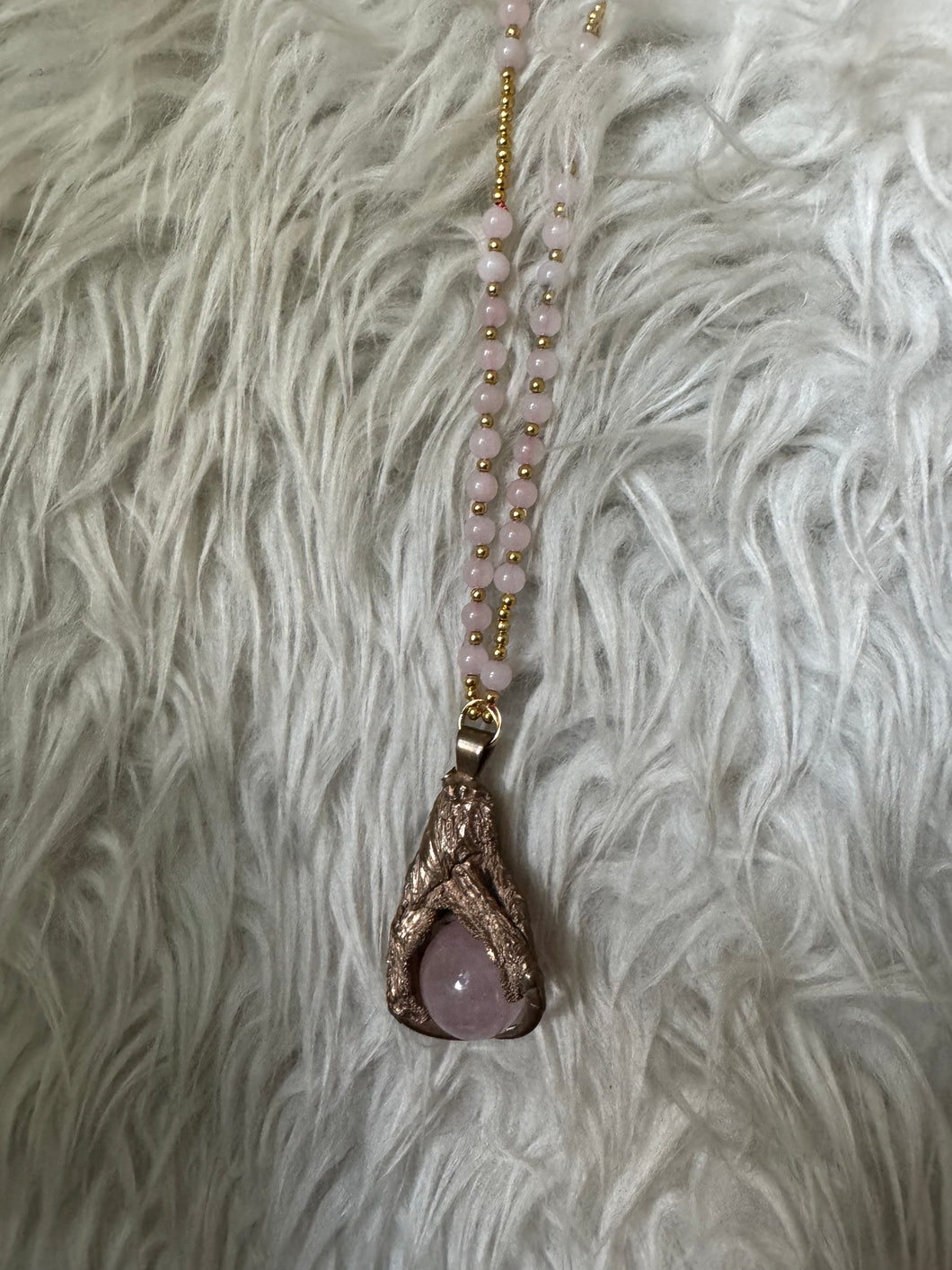 Owl rose quartz