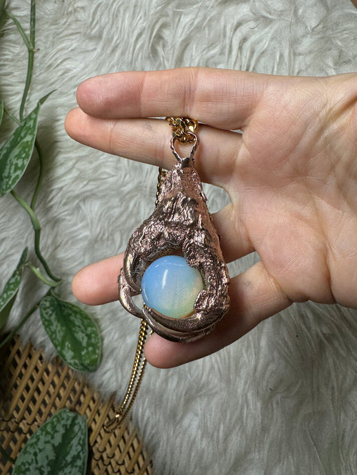 Owl talon opalite bronze