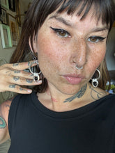 Real raven claw hoops small