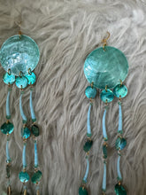Blue teal mother of pearl