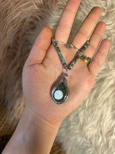 Claw Pendant on Turquoise Beads