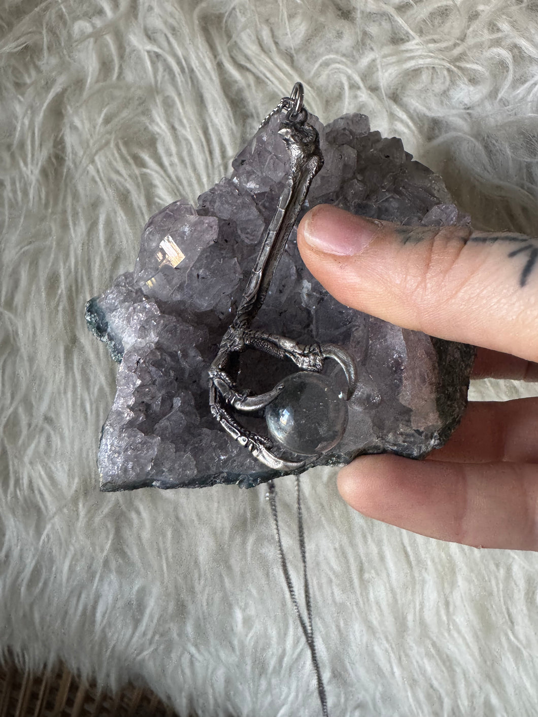 Raven claw in .925 sterling