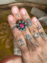Pink moonstone turquoise