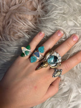 Australian Opal and Turquoise Ring