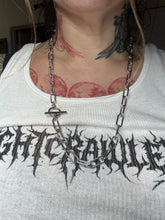 Large stainless Silver choker