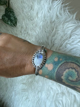 Small moonstone with inlay bracelet