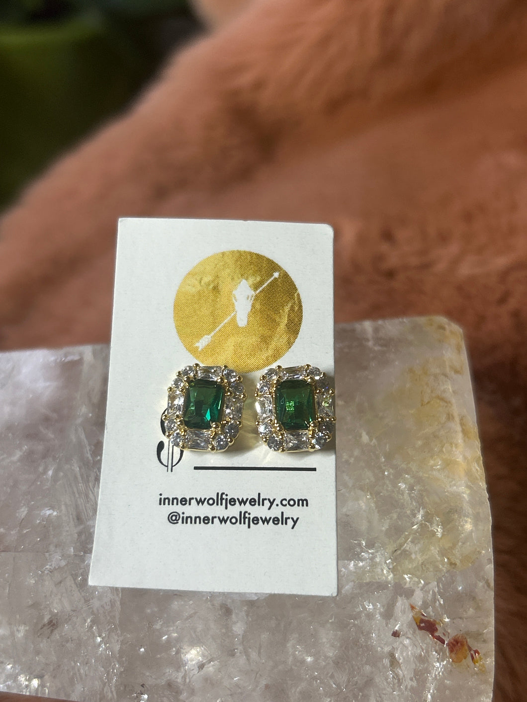 Emerald Green Earrings