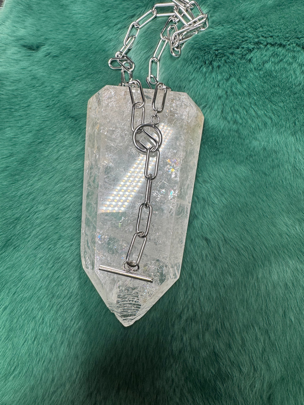 Large stainless Silver choker