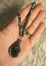 Claw Pendant on Turquoise Beads