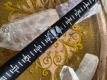 3 Australian opal and black