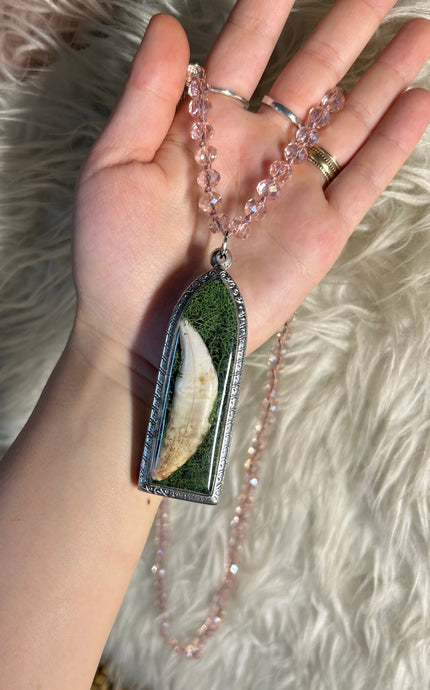Tooth Pendant Beaded