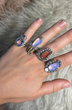 Strawberry Quartz Coffin Ring