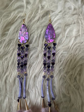 Purple abalone shell