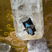 Triangle blue opal