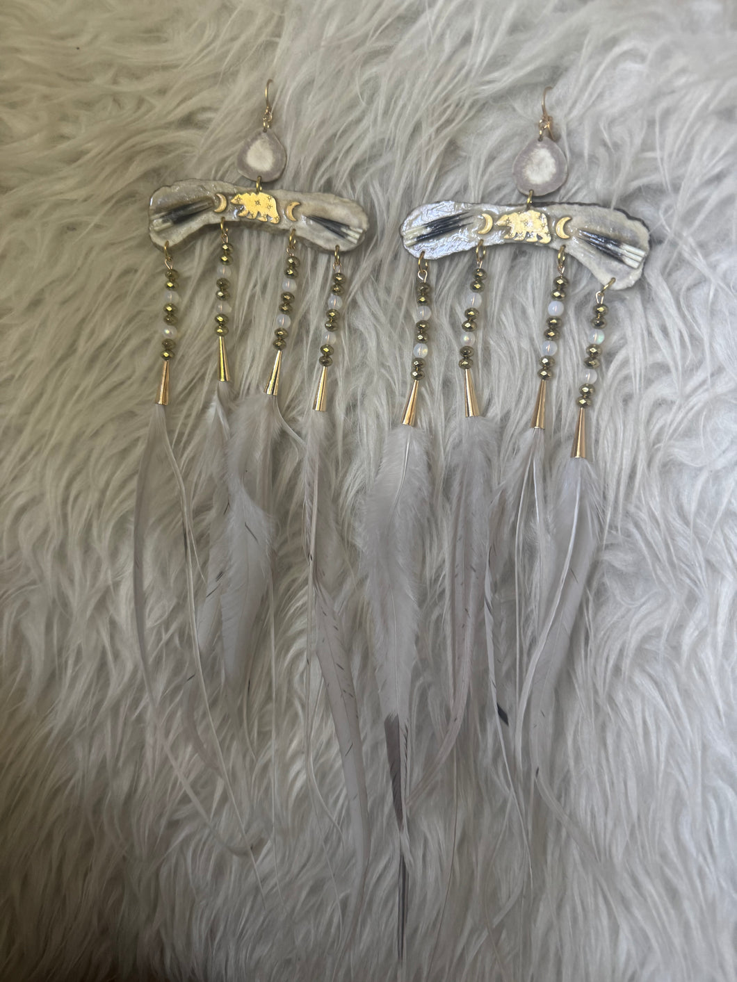 Caribou bear porcupine antler