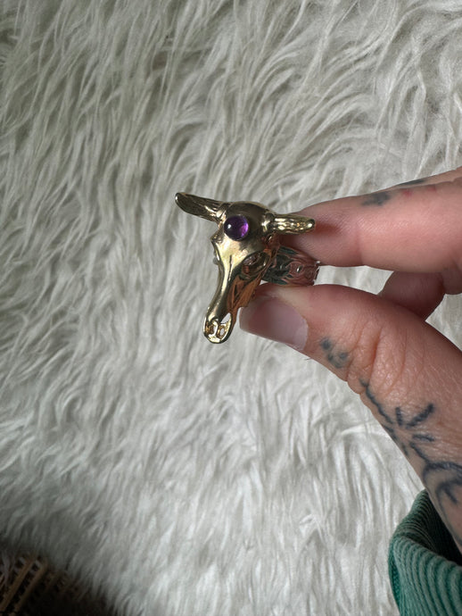 Adjustable bull amethyst