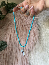 Turquoise opal lock and key
