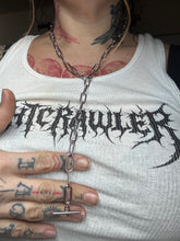 Large stainless Silver choker