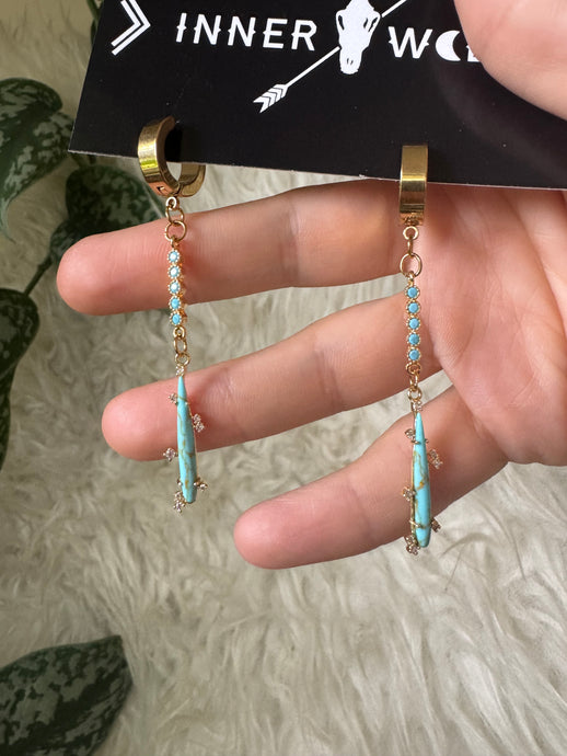Teardrop turquoise