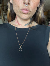 18k pendant crescent moon