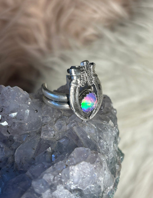 Aurora Opal Ring