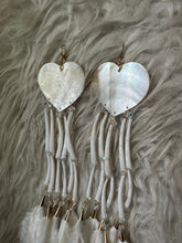 Handmade shell heart