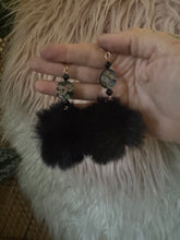 Black rabbit fur abalone