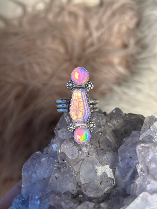 Aurora Opal Ring