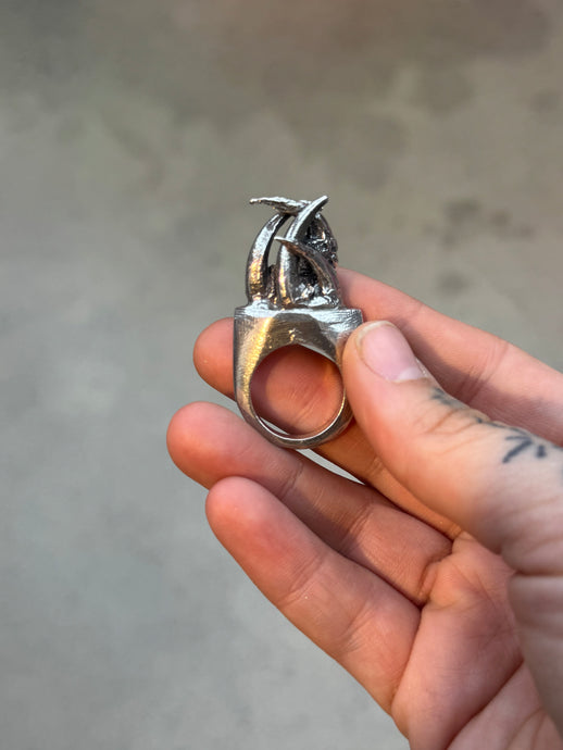 Great horn barn owl talon