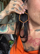 Orange hexagon buffalo teeth