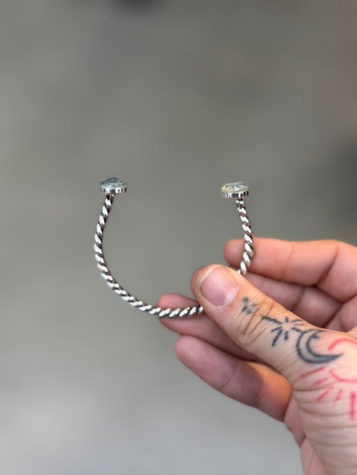2 twist abalone bracelet