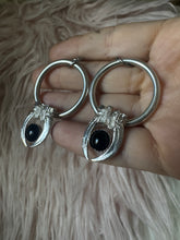 Real raven claw hoops small