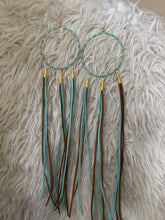 Gold and blue hoop