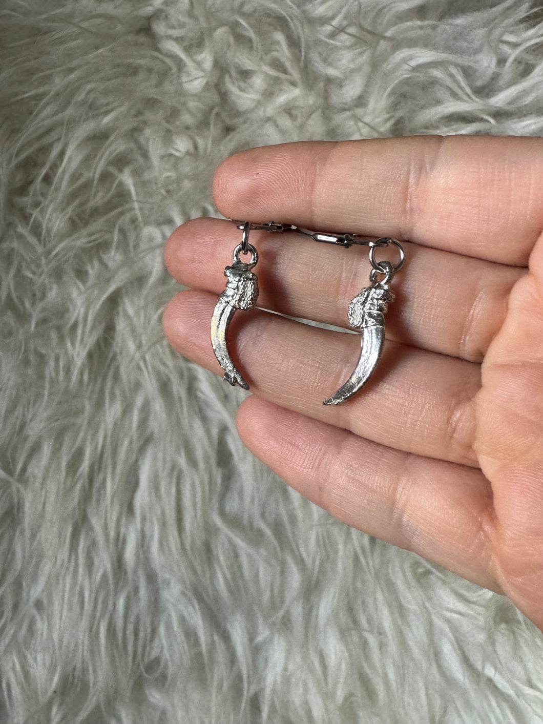 raven talons in .925 sterling silver