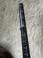 Adjustable black opal and turquoise