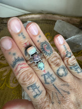 Mexican opal and turquoise 3 band