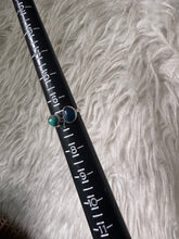 Adjustable black opal and turquoise