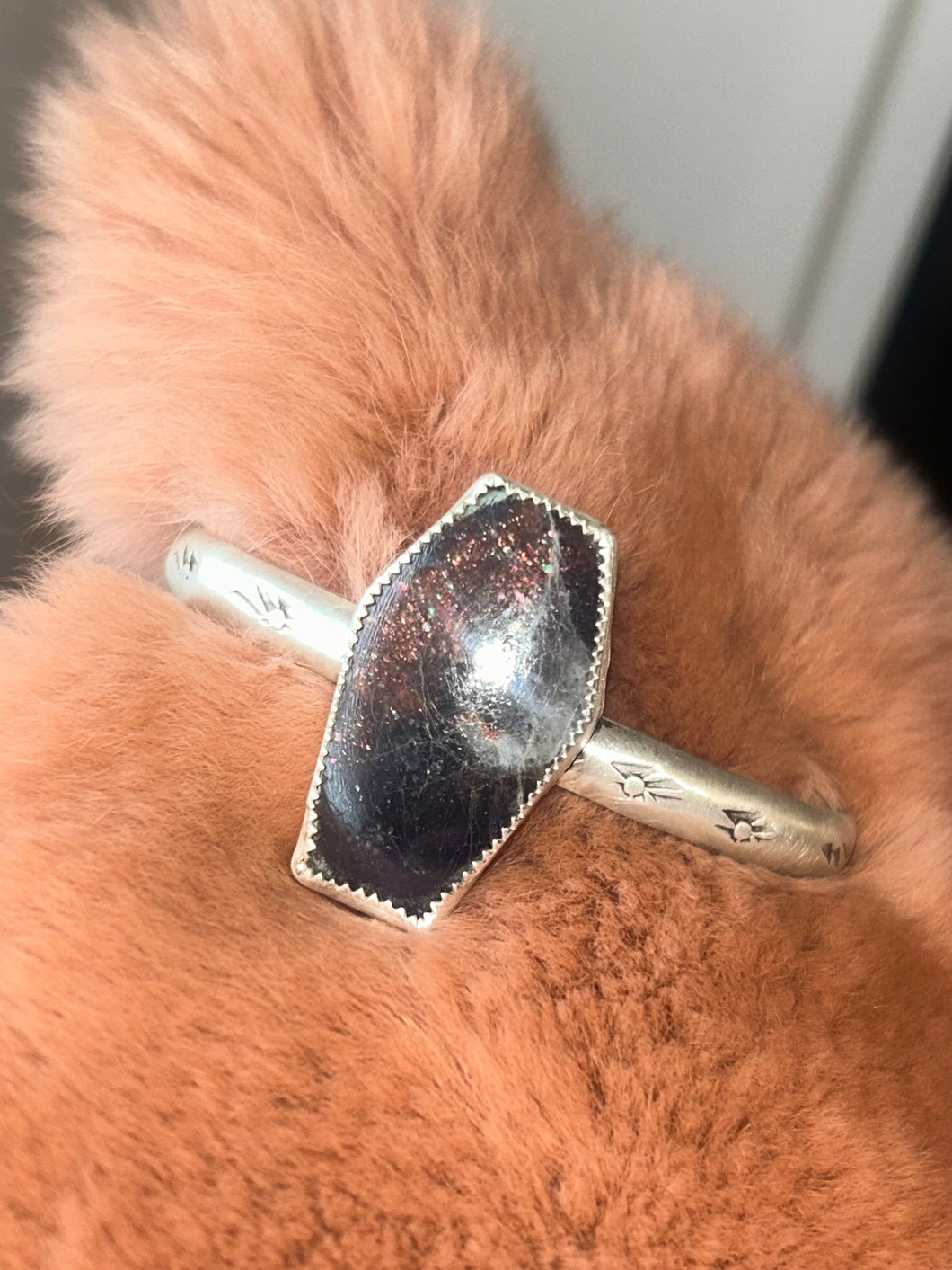 Purple Labradorite Cuff