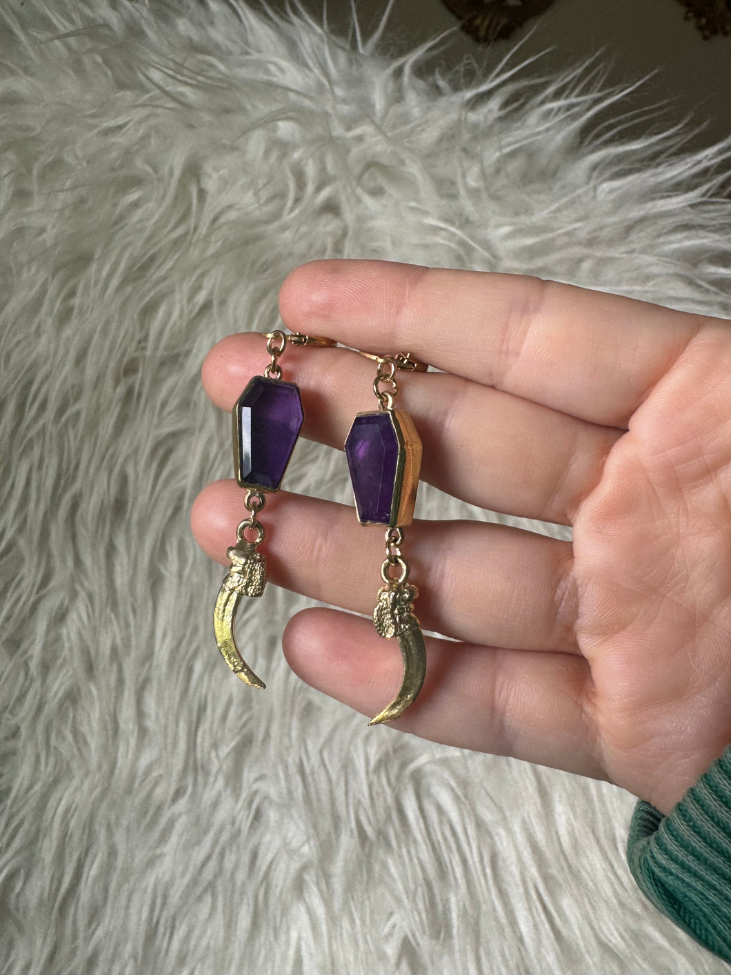 Amethyst coffin